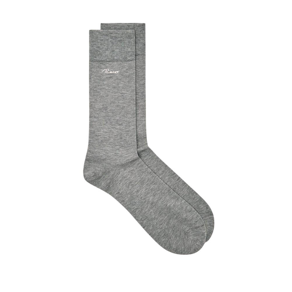 REISS Milo Cotton-Blend Logo Embroidery Socks